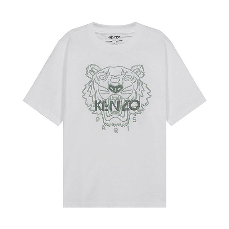 KENZO/高田贤三 新款男士虎头字母刺...