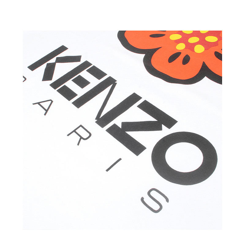 KENZO SS23 男士花朵Logo印花圆领短袖T恤