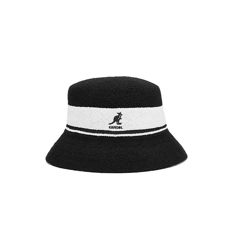 KANGOL 男士黑色拼色礼帽 K332...