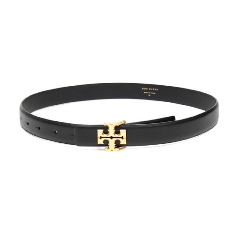 ToryBurch/汤丽柏琦 女士KIRA系列皮革双T金色板扣式皮带腰带 58284